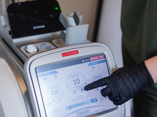 Display Alexandritlaser